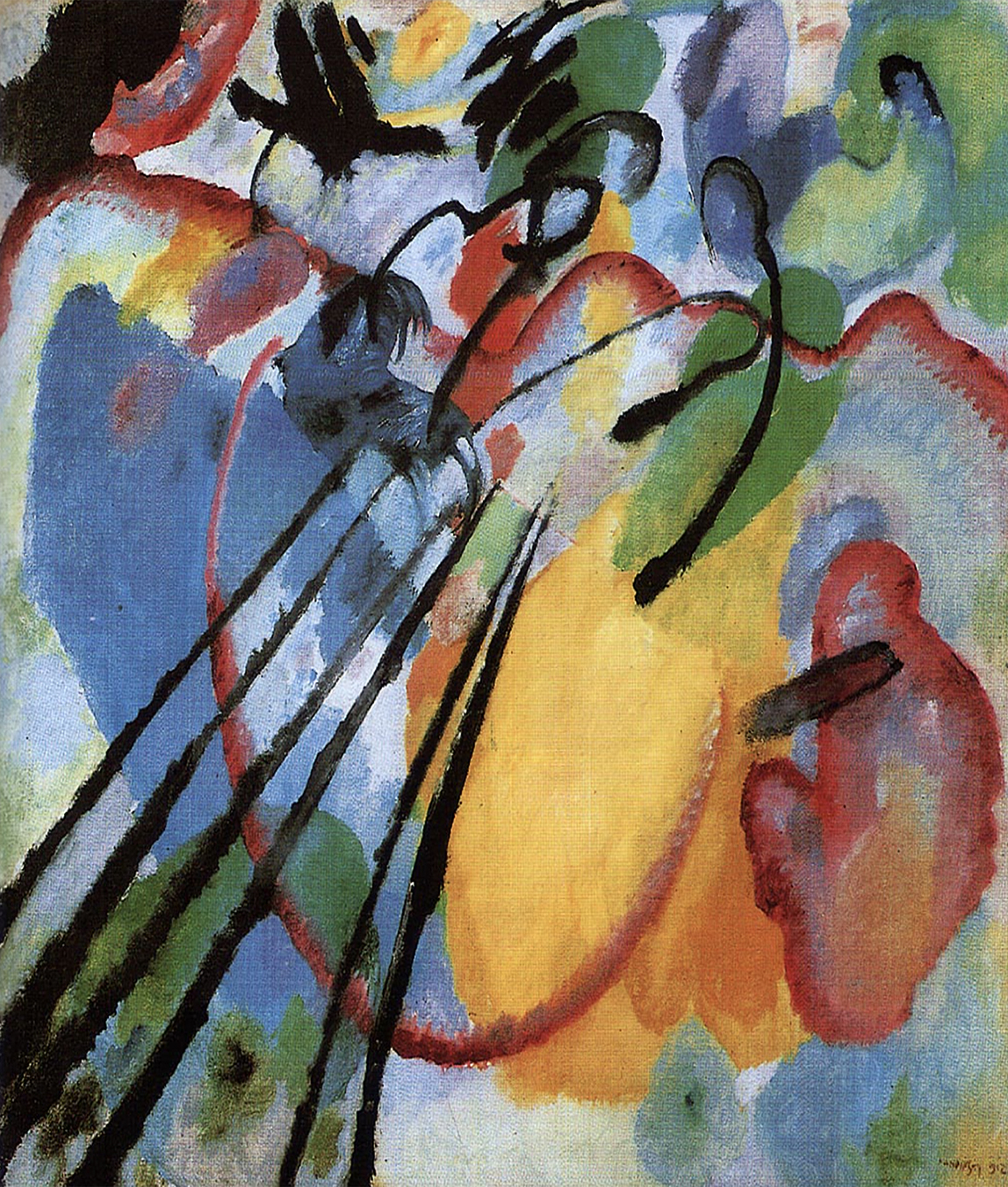 When Kandinsky moved mountains